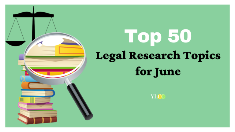 Current Topics For Legal Research