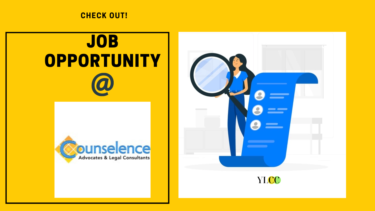 Job Opportunity (Senior Associate – Legal) @ Counselence: Apply Now!