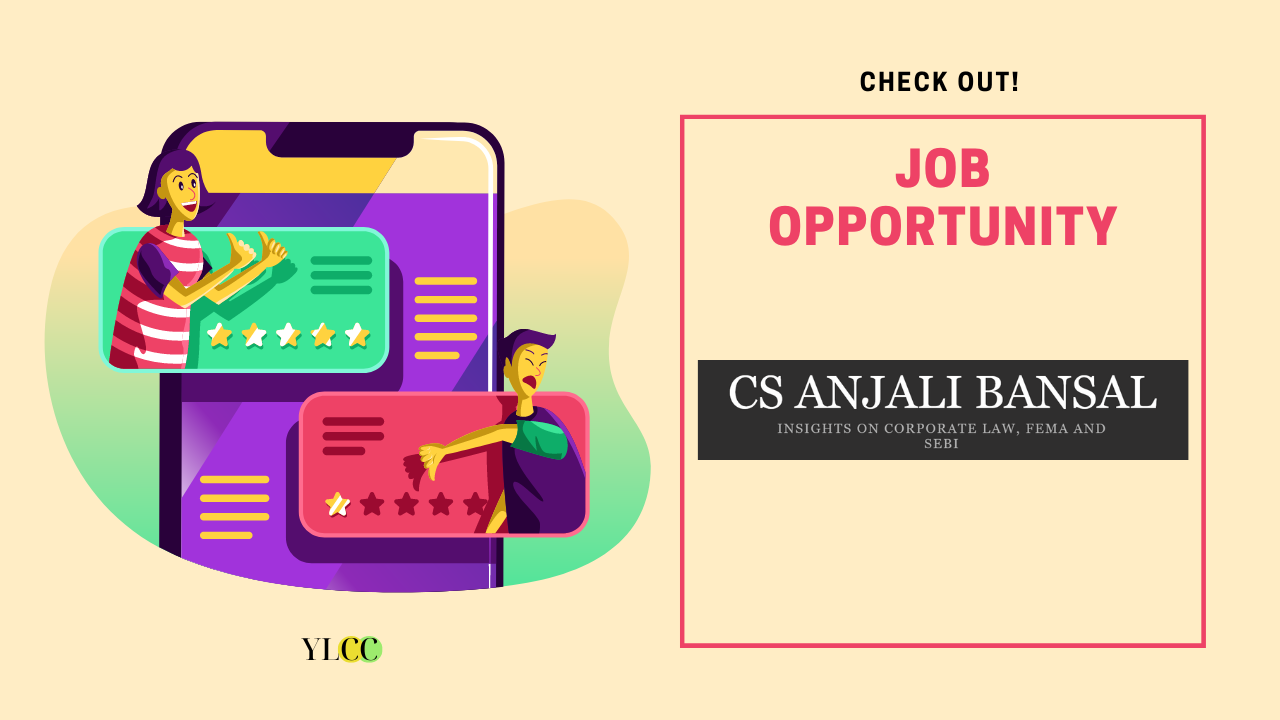 Job Opportunity (Semi-Qualified Company Secretary (CS)) @ Anjali Bansal & Associates, Company Secretaries: Apply Now!